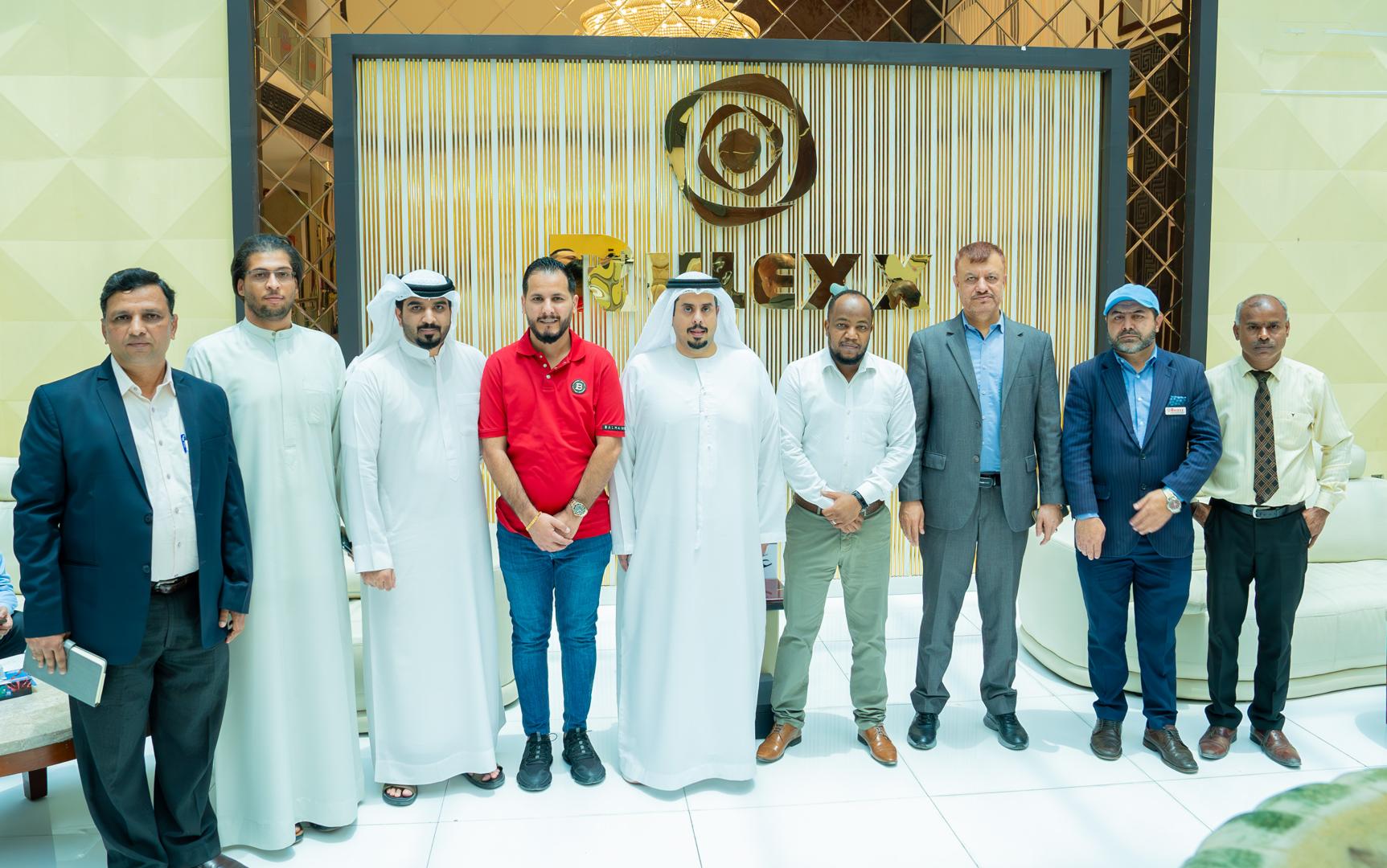 Ajman Chamber visits the Rulexx Lubricants & Grease Industries Factory.