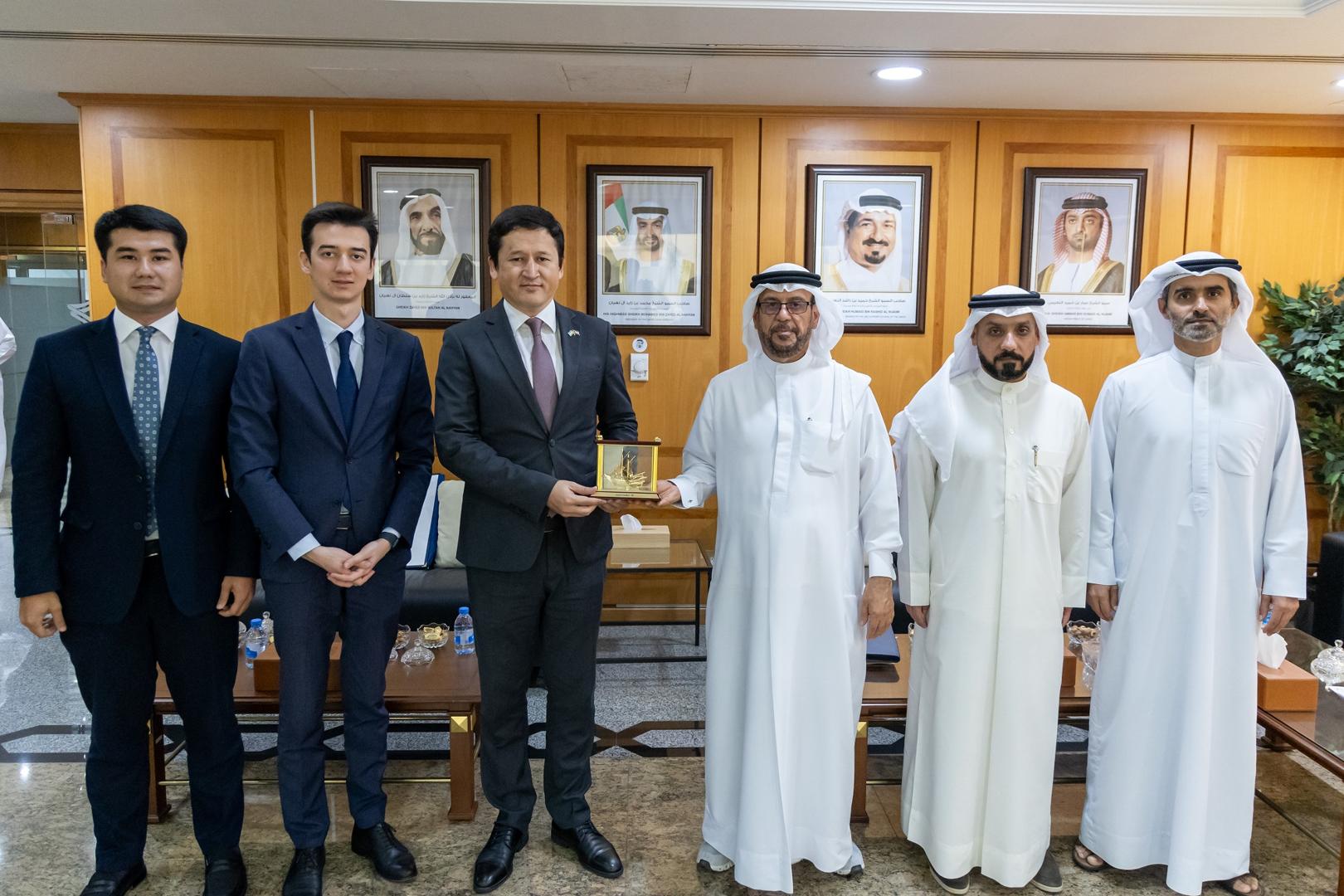 Ajman Chamber And Uzbekistan Embassy Discuss Opportunities Of Investment And Trade Development