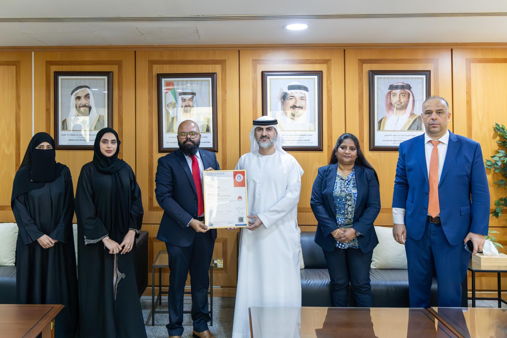 Ajman Chamber achieves ISO certification in Project Management