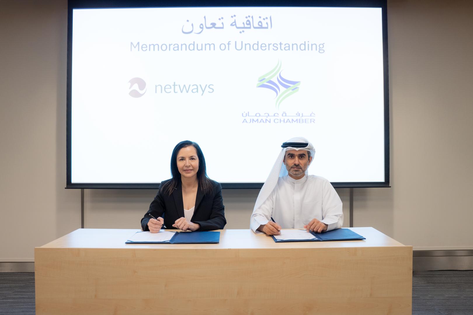 MoU between Ajman Chamber and Netways Company